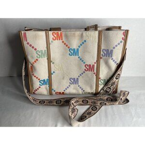 Steve Madden Shoulder Tote Bag Women's Purse Bag Cream All-Over